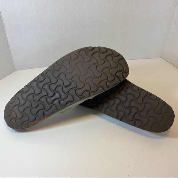 J CREW, Suede sandals, brass buckles, Aqua, sz 10 - Picture 7 of 7